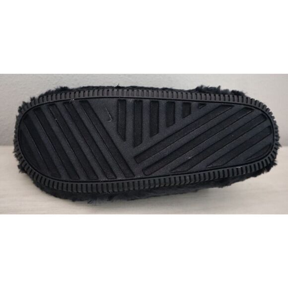 Nike FZ3119-001 Women's Sz 10 Black Calm Mule SE Faux Shearling Sandals - Picture 4 of 14